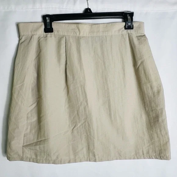 No Boundaries Juniors XL Khaki Wrap Skirt‎ Cargo Pocket Floral Embroidery Y2K - Picture 2 of 8